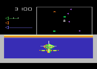 Star Trek: Strategic Operations Simulator (Atari 5200) screenshot: Attempting to dock at a starbase