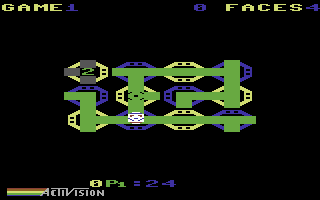 Zenji (Commodore 64) screenshot: Connecting paths