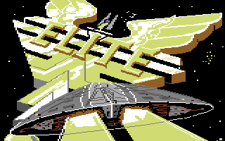 Elite (Commodore 64) screenshot: Loading screen