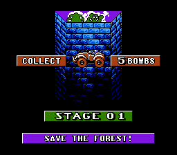 Quattro Arcade (NES) screenshot: Stage card