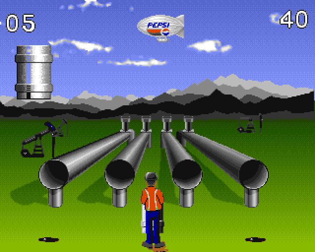 Pepsi: All Over the World (Amiga) screenshot: Alaska game