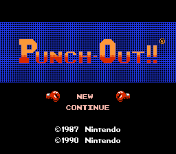 Mike Tyson's Punch-Out!! (NES) screenshot: Non-Mike Tyson Title Screen