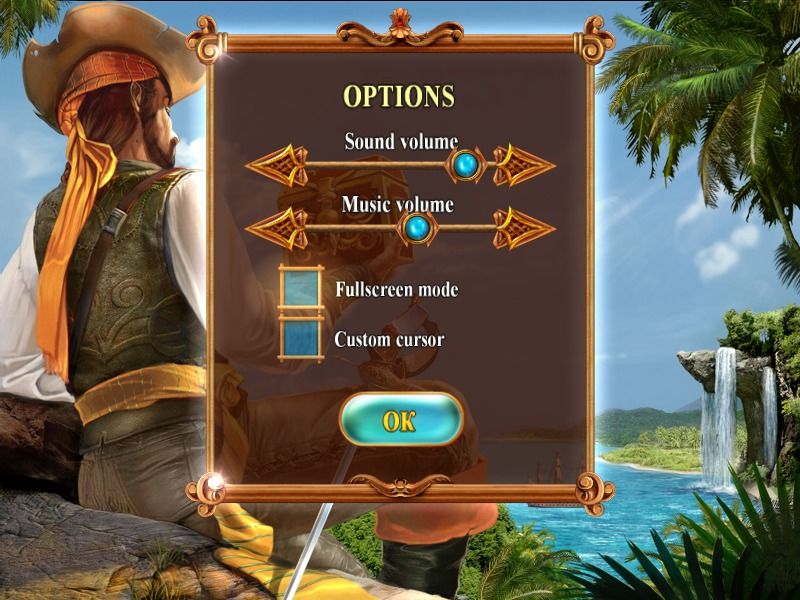 Pirateville (Windows) screenshot: Game options