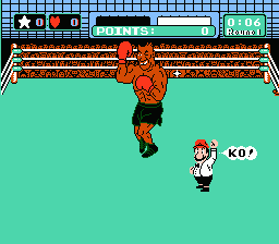 Mike Tyson's Punch-Out!! (NES) screenshot: Tyson wins again