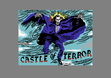 Castle of Terror (Commodore 64) screenshot: Title