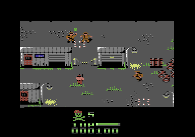 Purple Heart (Commodore 64) screenshot: Starting out