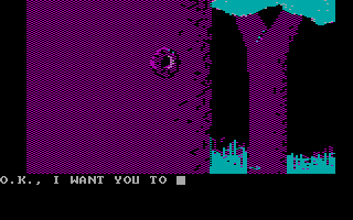 Sorcerer of Claymorgue Castle (DOS) screenshot: Somewhere in the woods