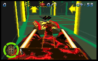 Assault Rigs (DOS) screenshot: Enemy tank