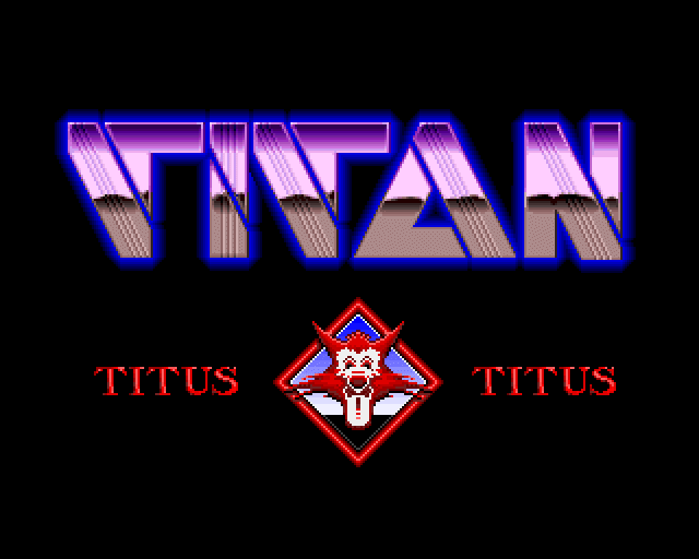 Titan (Amiga) screenshot: Title screen