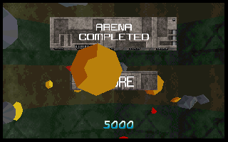 Assault Rigs (DOS) screenshot: Arena complete