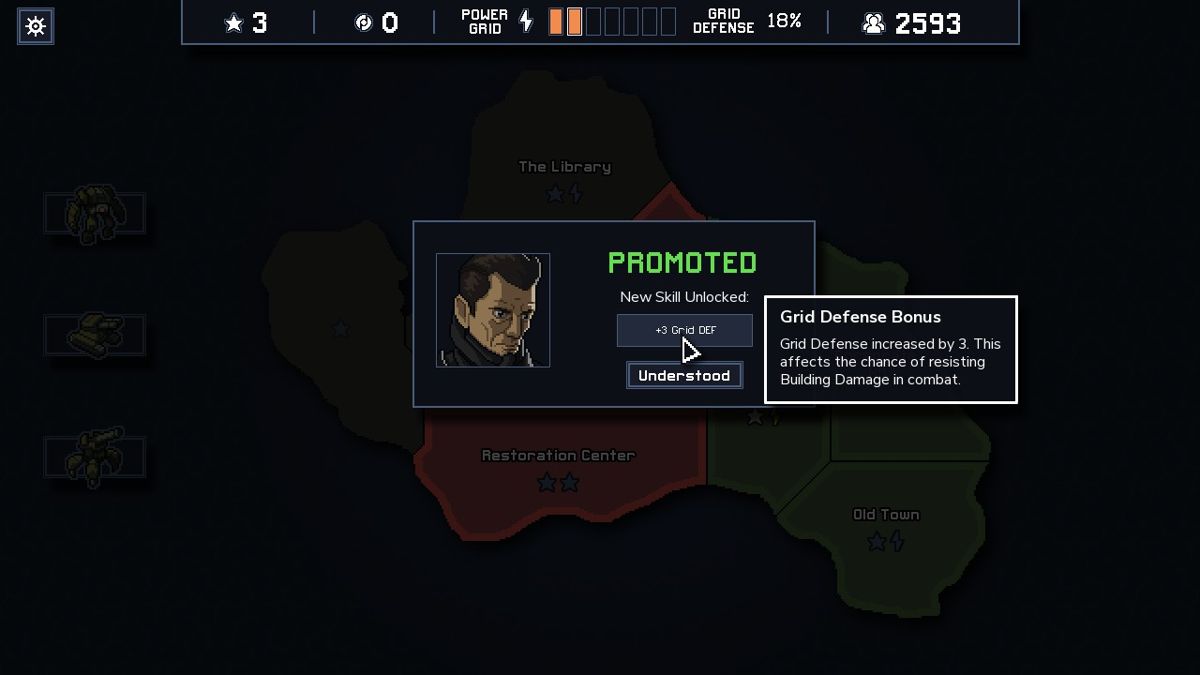 Into the Breach (Windows) screenshot: Promotion!