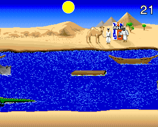 Pepsi: All Over the World (Amiga) screenshot: Egypt: Success!