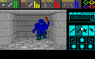 Dungeon Master (DOS) screenshot: Ogre