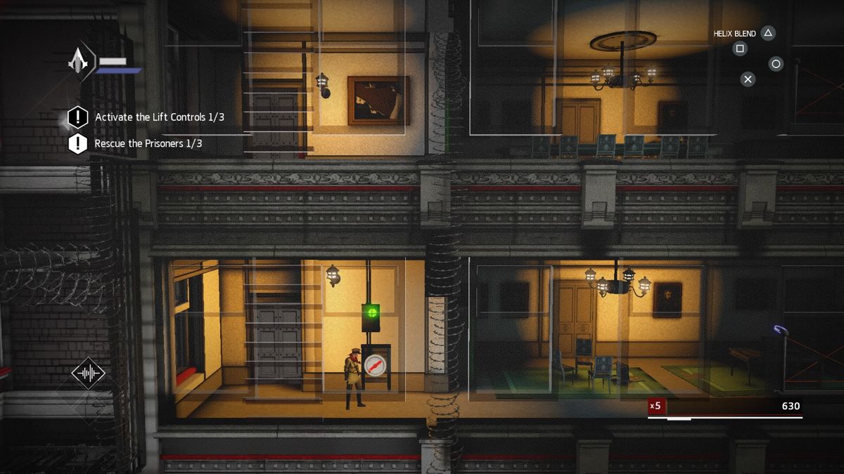 Assassin's Creed Chronicles: Russia (PlayStation 4) screenshot: Powering the elevator