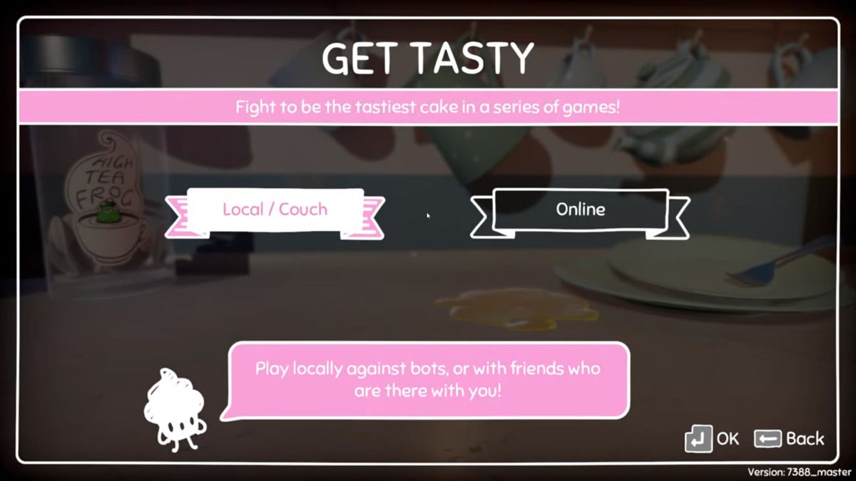 Cake Bash (Stadia) screenshot: Multiplayer options