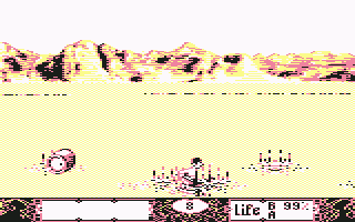 Bob Winner (Commodore 64) screenshot: In the swamp...