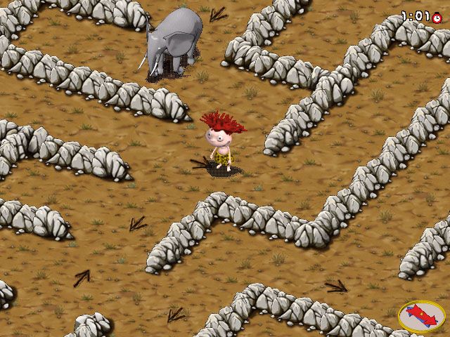 The Wild Thornberrys Movie (Windows) screenshot: Mini-game: Donnie Helps Out.