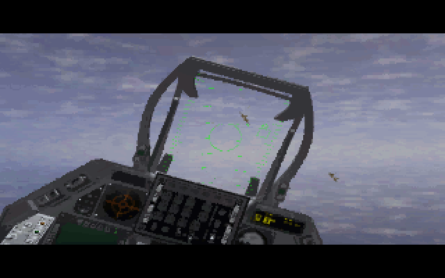 Strike Commander: CD-ROM Edition (DOS) screenshot: Intro sequence.