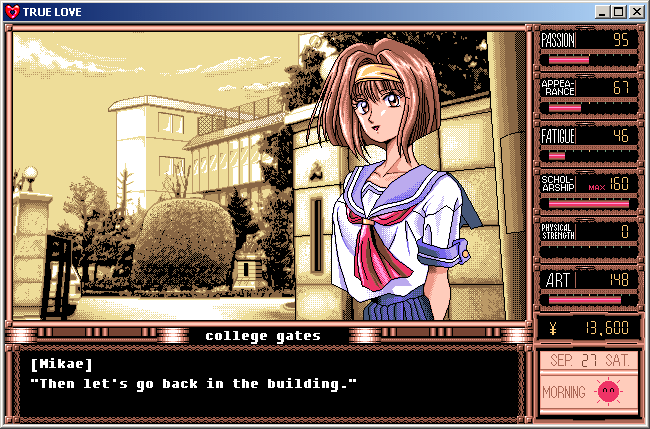 True Love (Windows) screenshot: Mikae