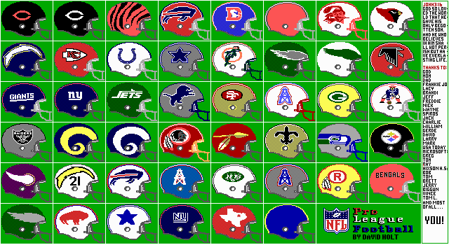 NFL Pro League Football (DOS) screenshot: Ready to begin a game? (EGA graphics mode)