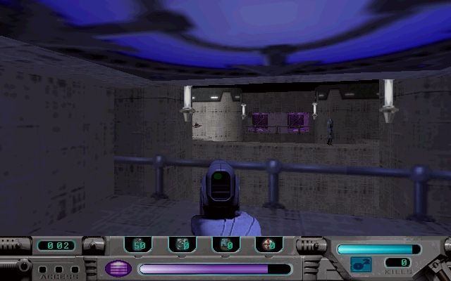 Rebel Moon (DOS) screenshot: First mission: assault.