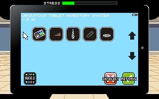 Conspirocracy (Windows) screenshot: Inventory Screen