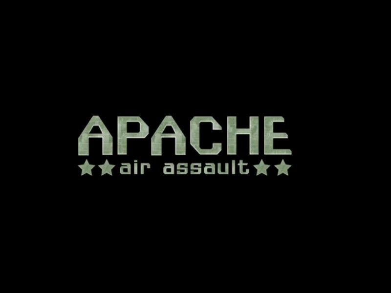 AH-64 Apache Air Assault (Windows) screenshot: Title Screen.