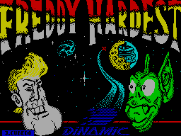 Freddy Hardest (ZX Spectrum) screenshot: Loading Screen