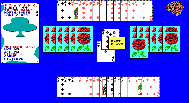Positronic Bridge (DOS) screenshot: Playing