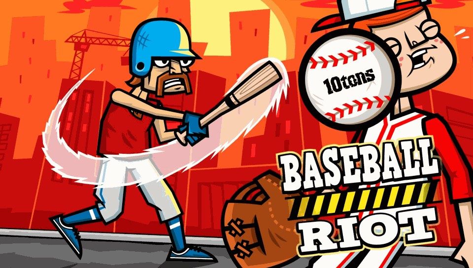 Baseball Riot (PS Vita) screenshot: Title screen (Trial version)