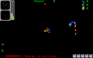 SPIN (DOS) screenshot: Emergency: pirate attack