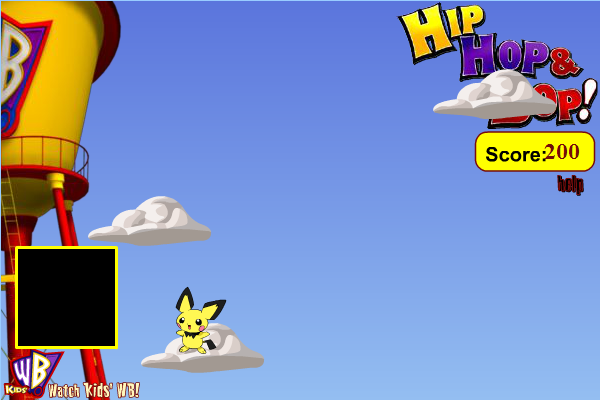 Hip Hop & Bop! (Browser) screenshot: The camera scrolls up.