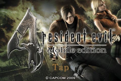 Resident Evil 4: Mobile Edition (iPhone) screenshot: Title screen