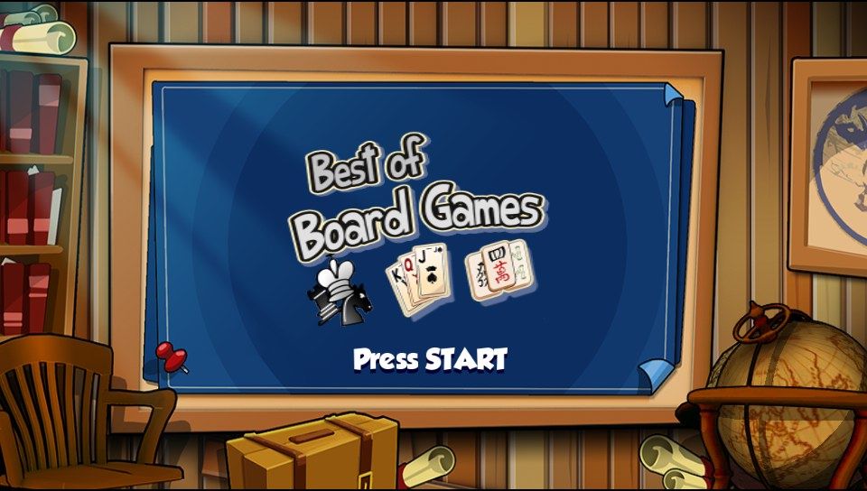 Best of Board Games (PS Vita) screenshot: Title screen (Trial version)