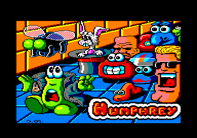 Humphrey (Amstrad CPC) screenshot: Title screen