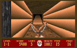 Super Noah's Ark 3-D (DOS) screenshot: Exit