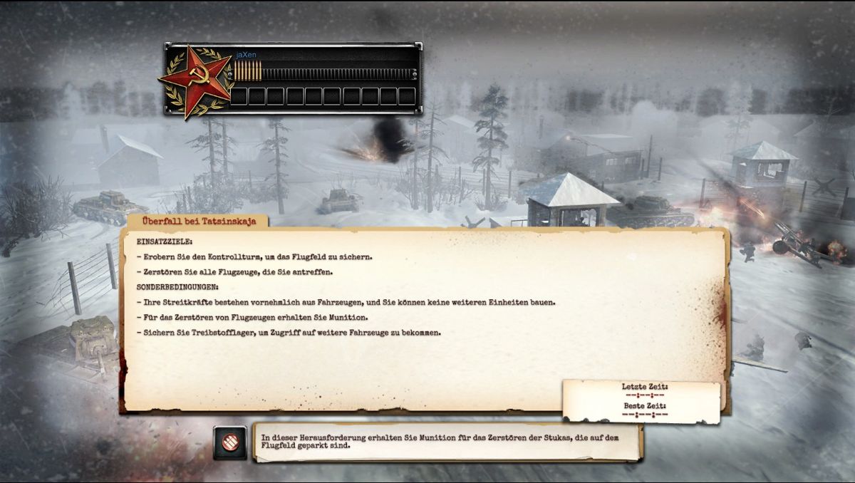 Company of Heroes 2: Theater of War - Victory at Stalingrad (Windows) screenshot: Mission briefing
