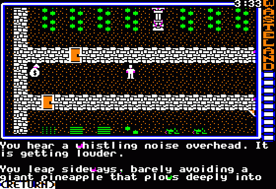 Wasteland (Apple II) screenshot: Searching for loot