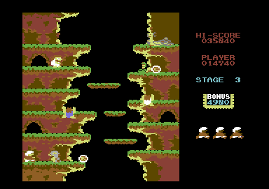 Halcyon (Commodore 64) screenshot: Stage 3