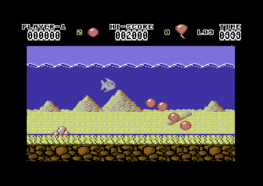Hoppin' Mad (Commodore 64) screenshot: Level 9