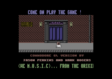 Jack the Nipper (Commodore 64) screenshot: Nag screen