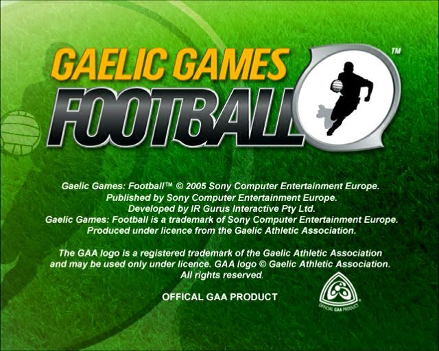 Gaelic Games: Football (PlayStation 2) screenshot: The game is officially licensed