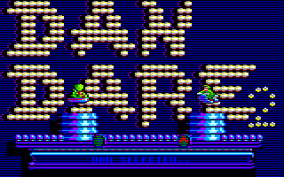 Dan Dare II: Mekon's Revenge (Amstrad CPC) screenshot: Title screen