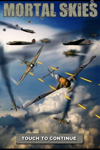 Mortal Skies: Modern War Air Combat Shooter (iPhone) screenshot: Title