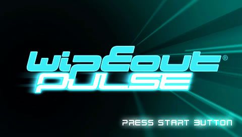 WipEout Pulse (PSP) screenshot: Title screen