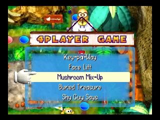 Mario Party (Nintendo 64) screenshot: ...a random mini game is selected.