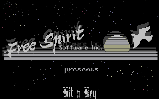Sex Olympics (DOS) screenshot: Opening Title