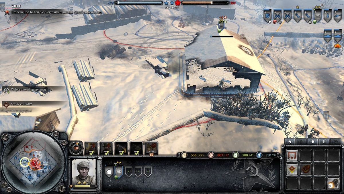 Company of Heroes 2: Theater of War - Victory at Stalingrad (Windows) screenshot: ...leads to buildings like this.