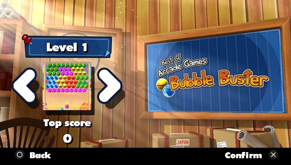 Screenshot of Best of Arcade Games Bubble Buster (PS Vita, 2015