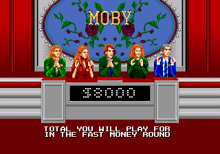 Family Feud (Genesis) screenshot: Total that will be played for in the fast money round.